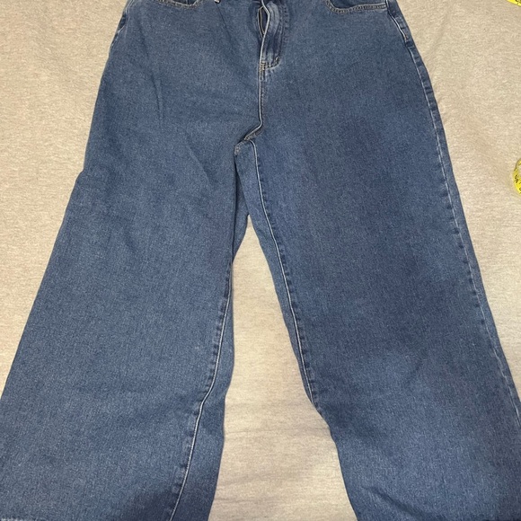 Cider Wide Leg Blue Jeans - Picture 2 of 5
